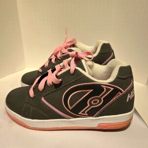 HEELYS Womens Size 6 Pink and Grey